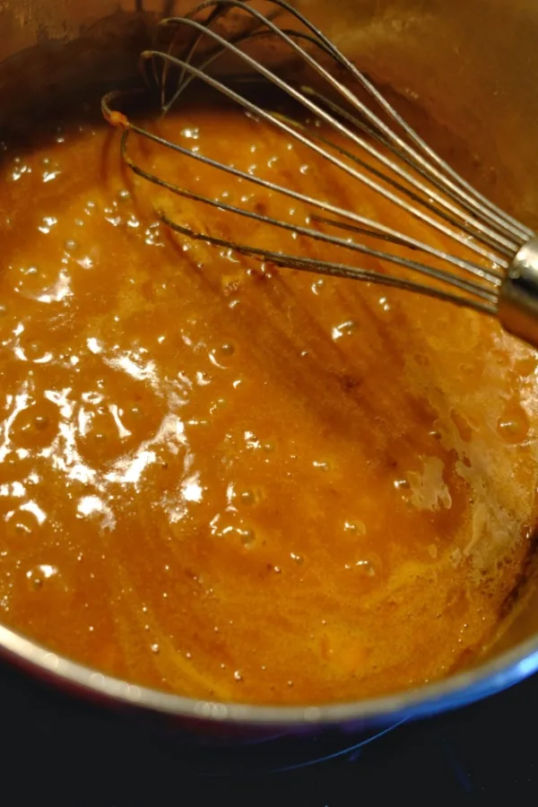 whisking gravy