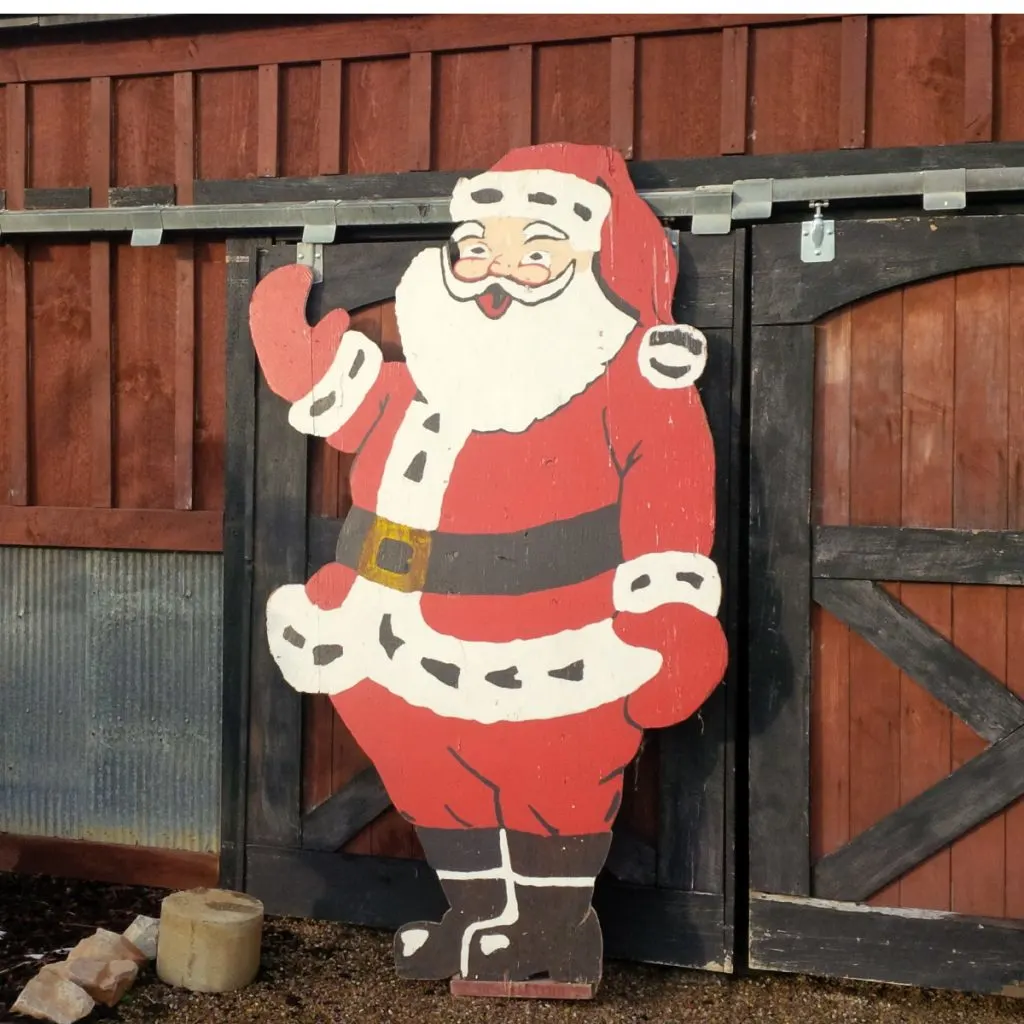 Santa comes home to the farm