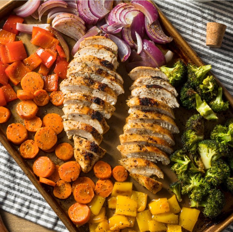 sheet pan chicken and vegetables