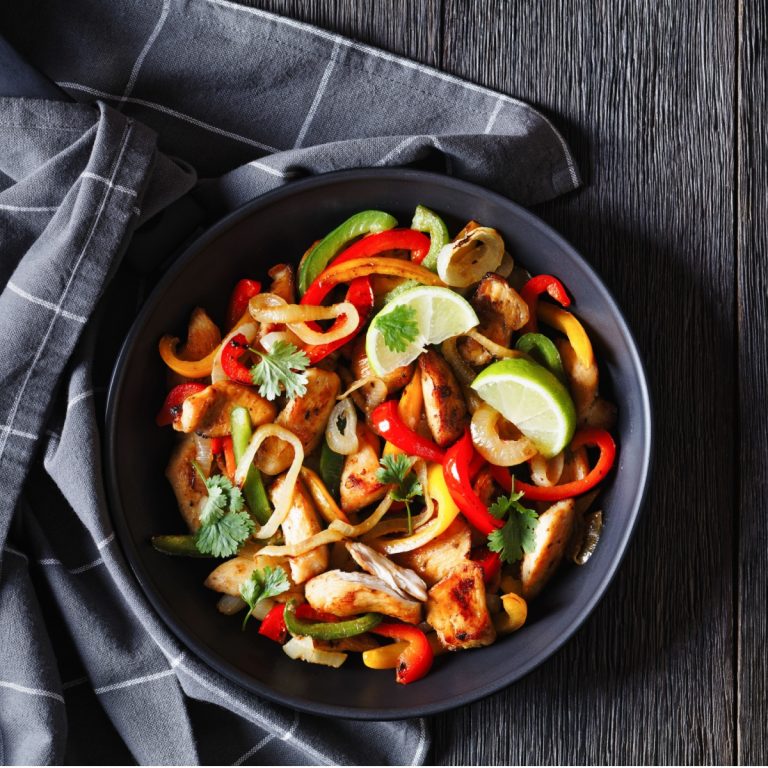 one skillet chicken fajitas