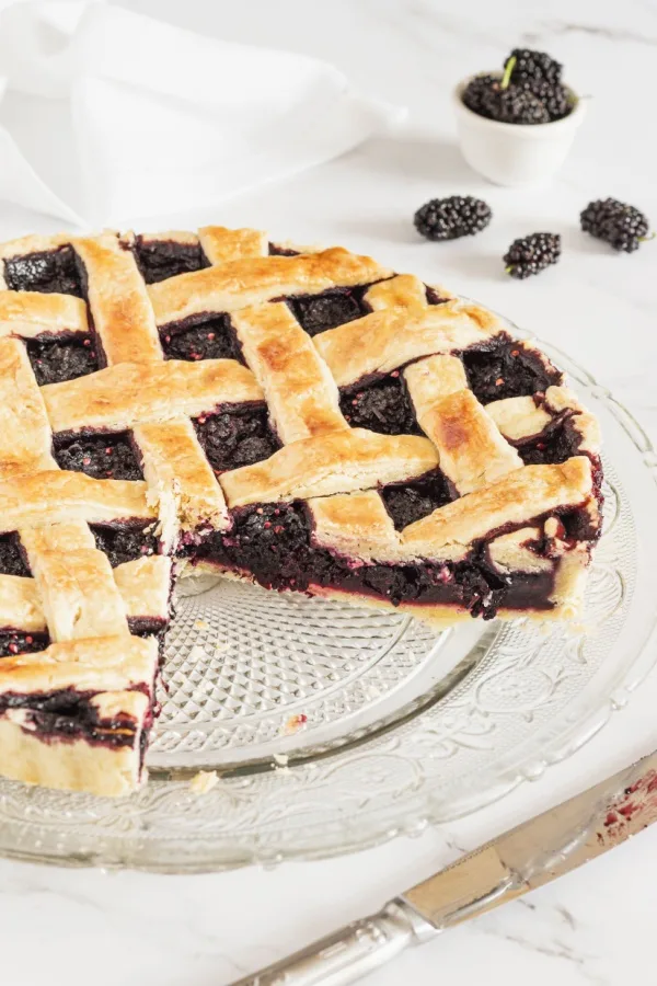 blackberry pie piece missing