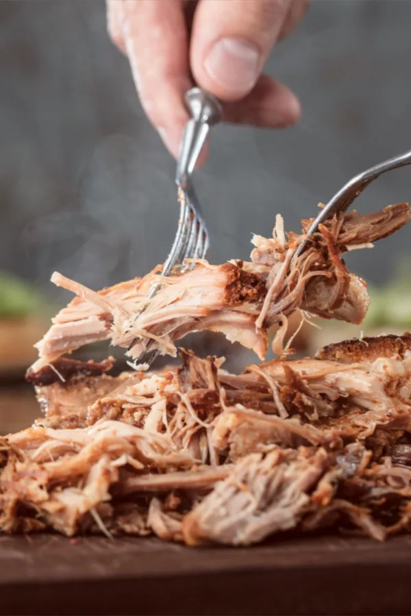 shredding pork
