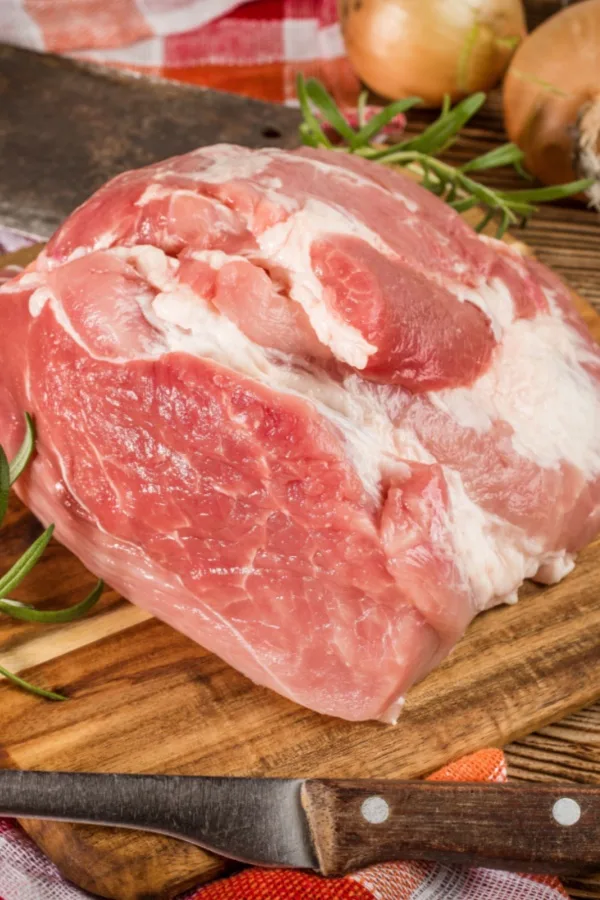 raw pork shoulder