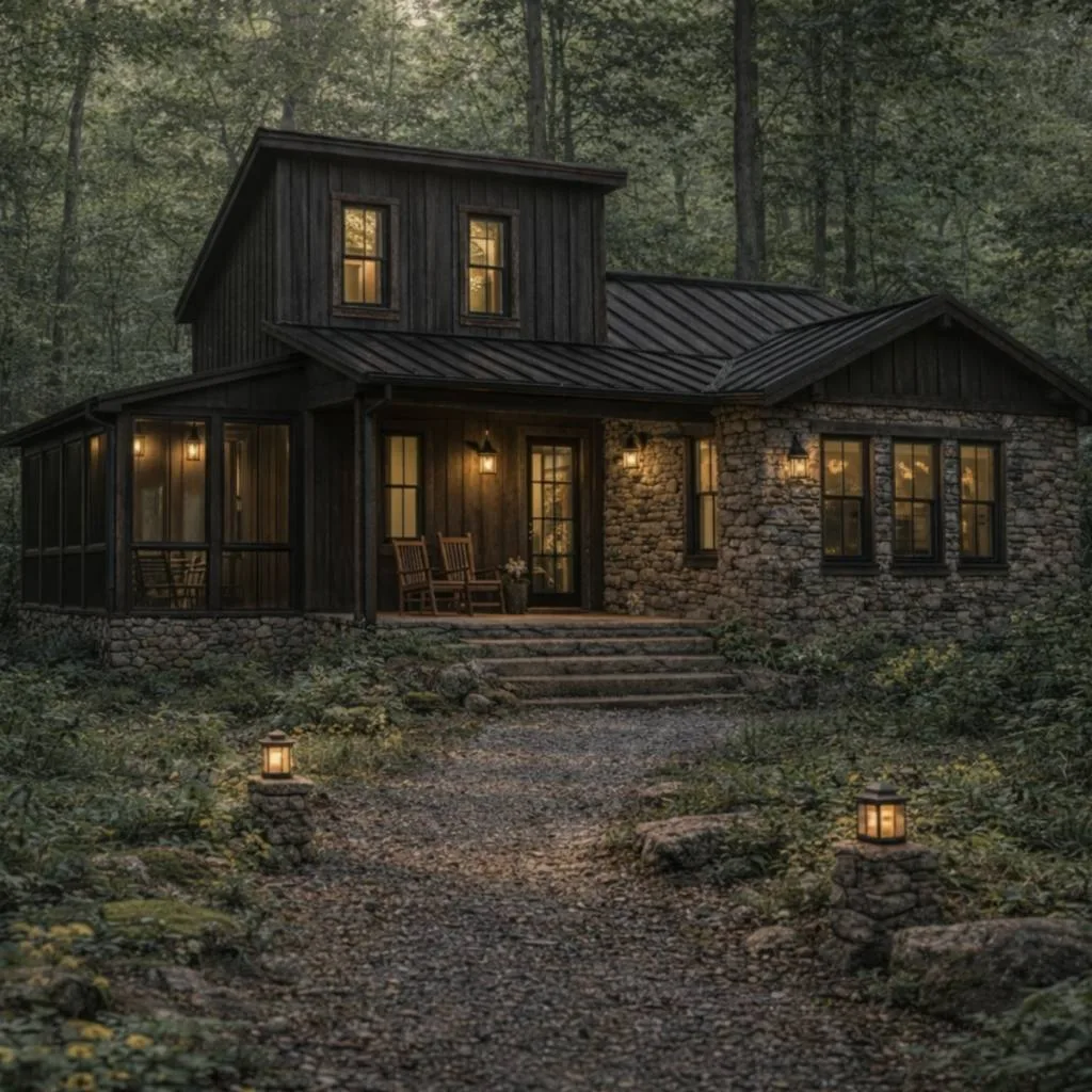 cottage in the woods