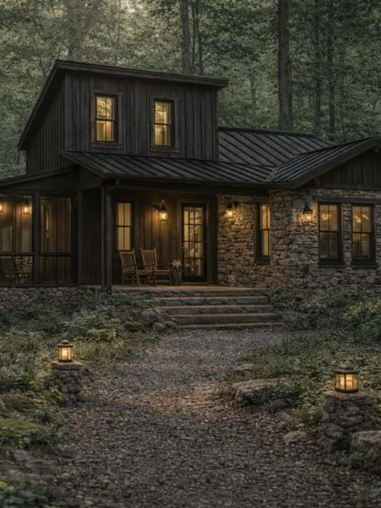 cottage in the woods