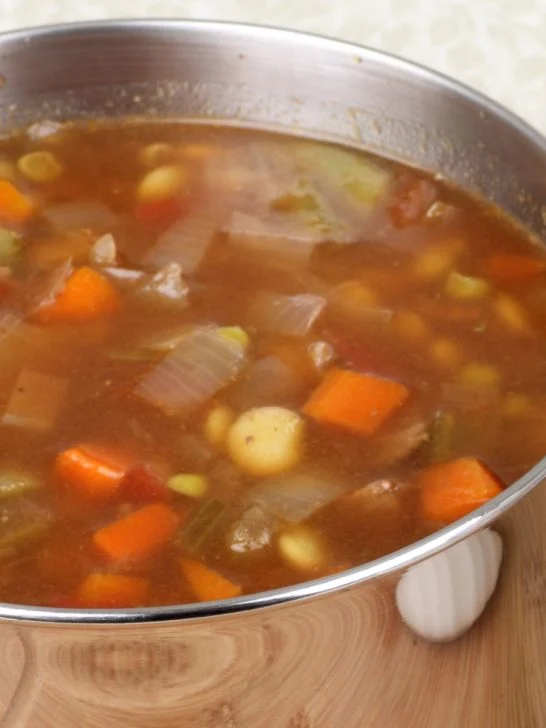 stove top beef vegetable soup