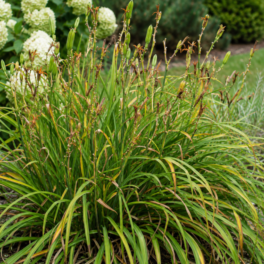 daylilies finish blooming