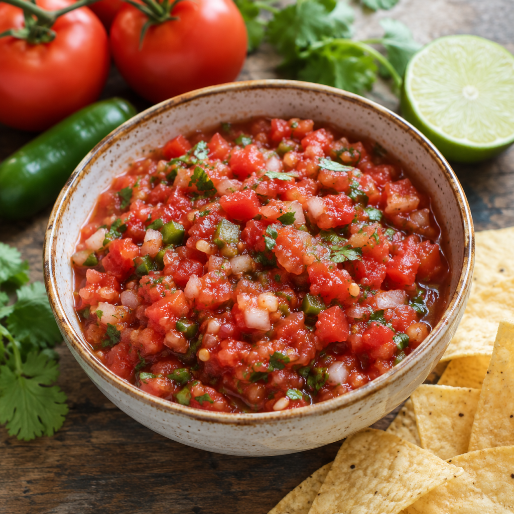 fresh homemade salsa